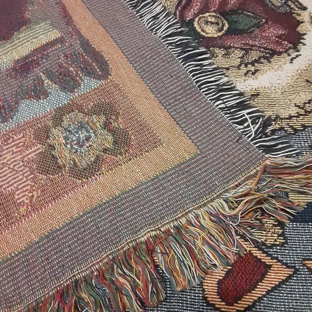 Boyd's Bears Fringed Throw Cuteness Life is a Picnic